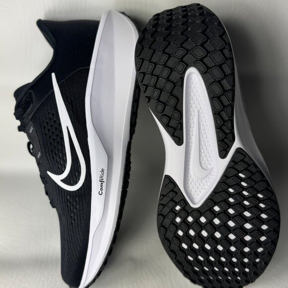 H119 - SIZE 6.5 WOMENS NIKE QUEST 6 BLACK/ WHITE FD6034 001 - Picture 7 of 10